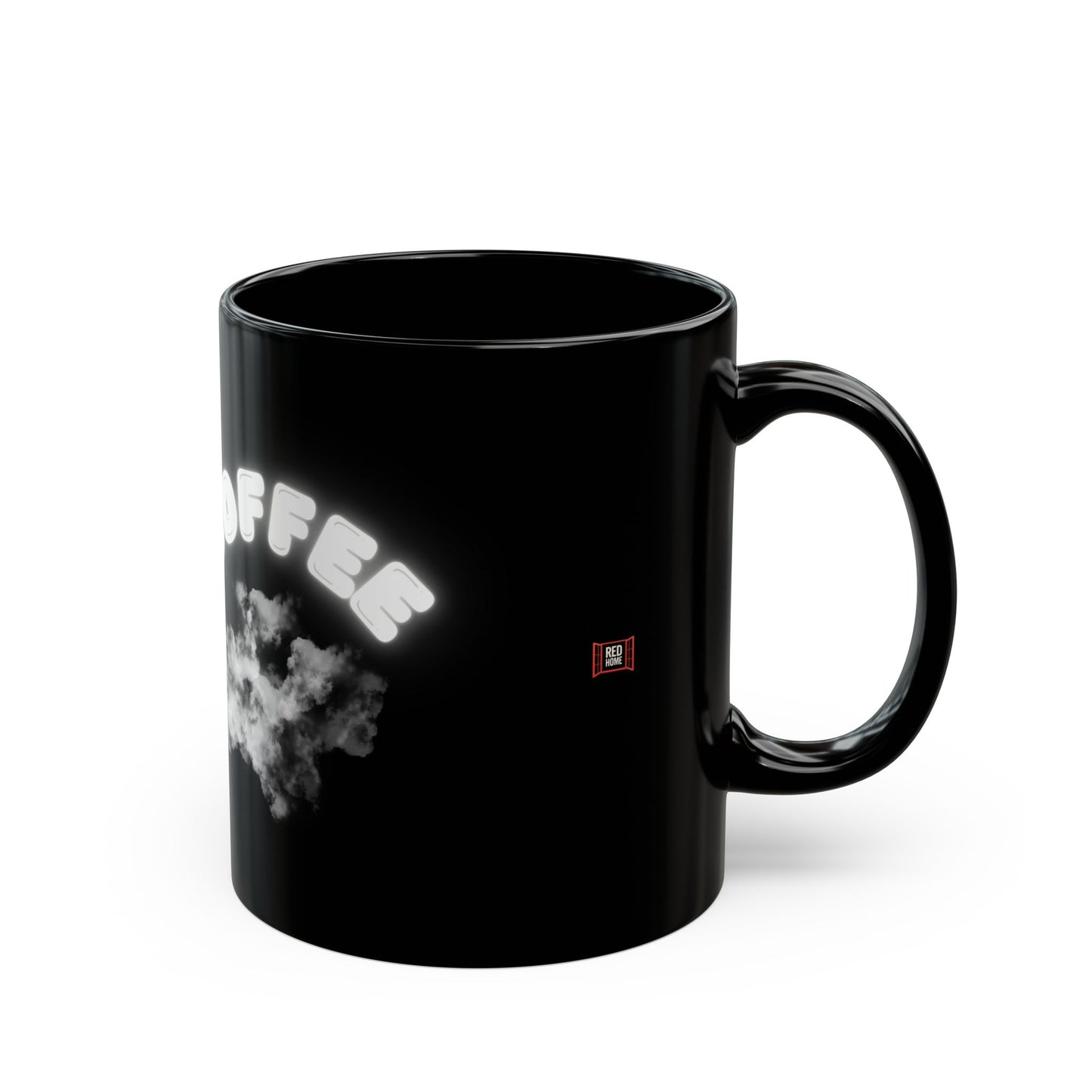 Oh My Coffee Black Mug -REDHOME
