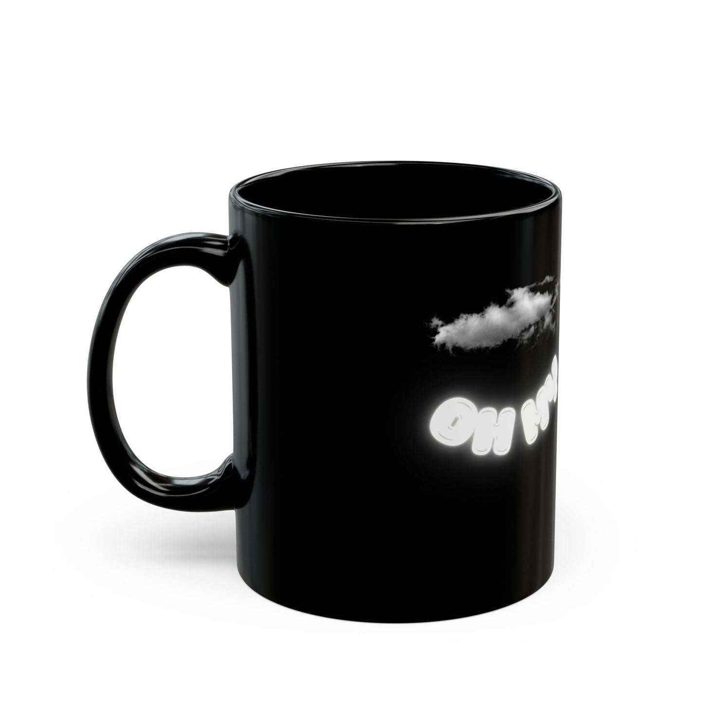 Oh My Coffee Black Mug -REDHOME