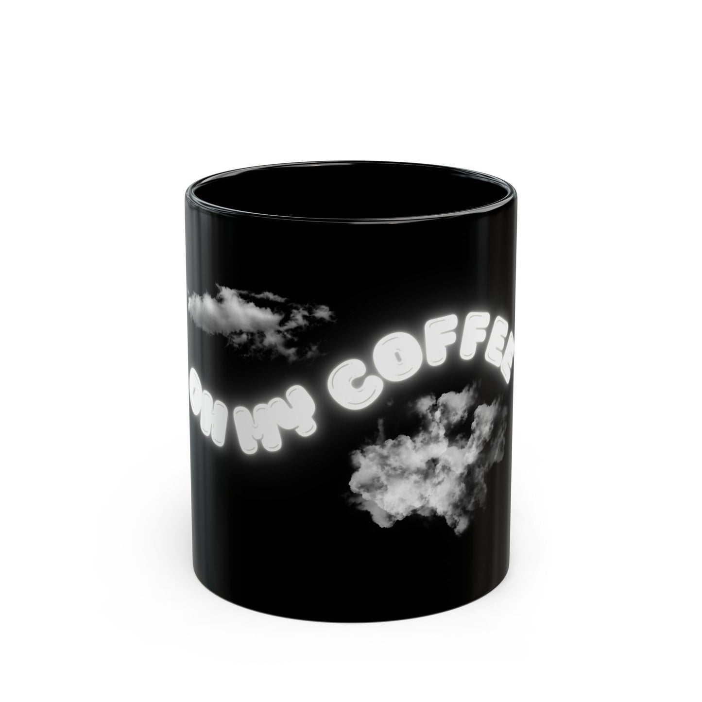 Oh My Coffee Black Mug -REDHOME