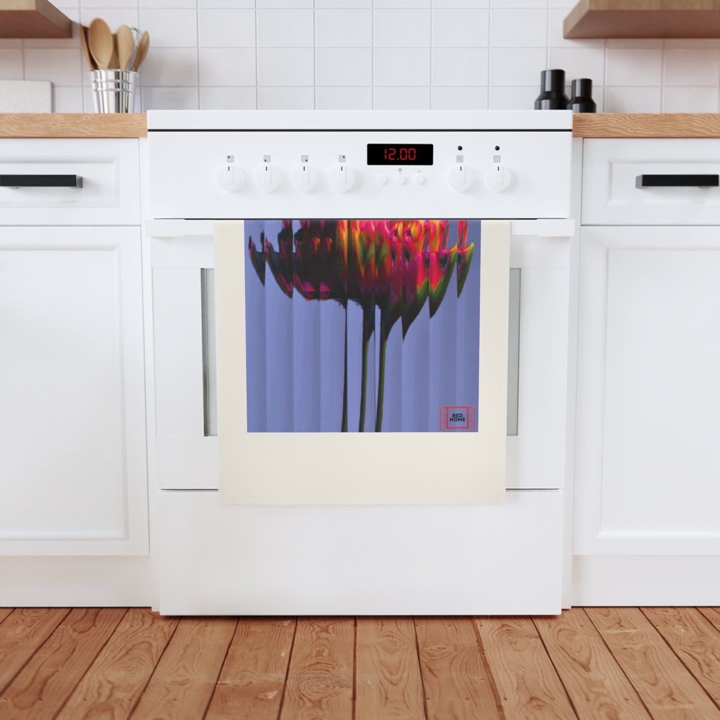 Floral Cotton Tea Towel - REDHOME