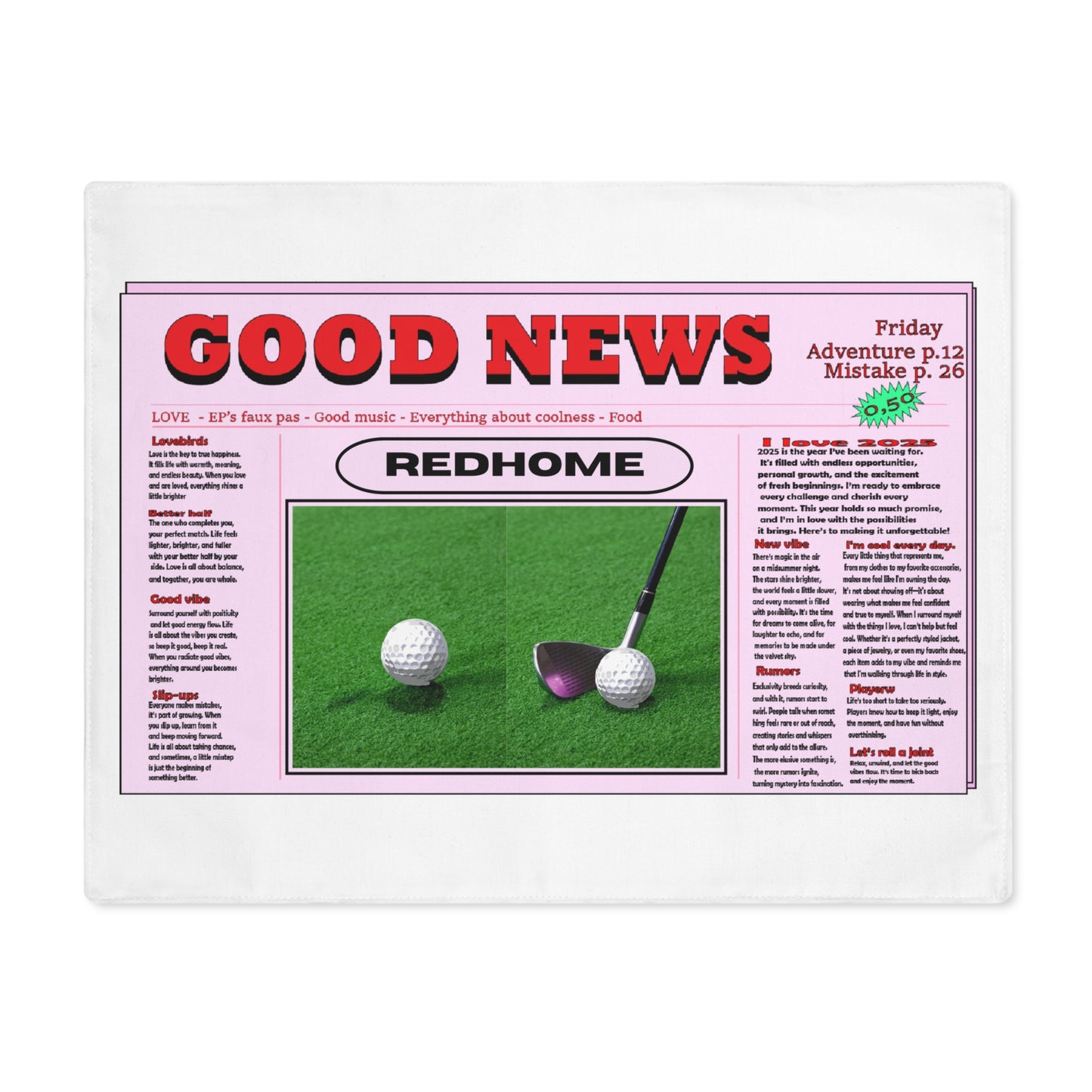 Good News Placemat