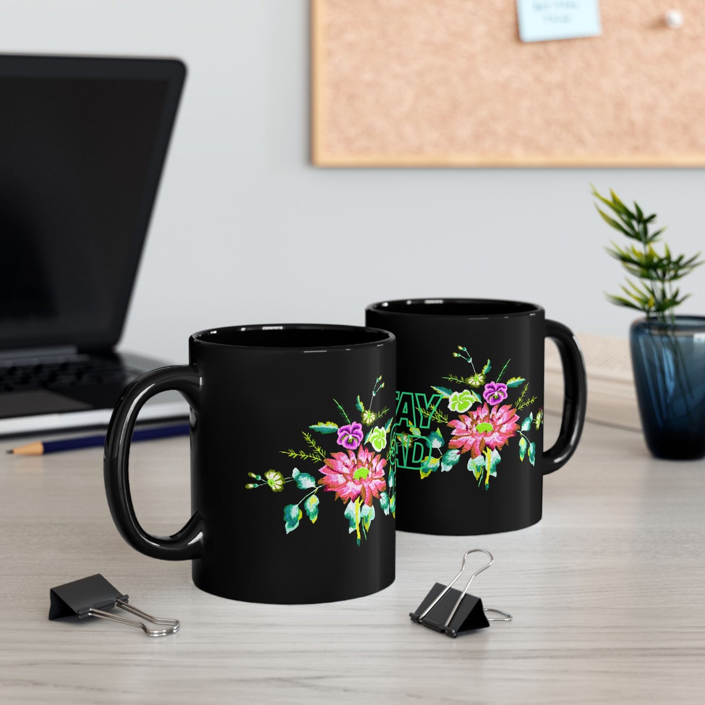 Stay Bad Black Mug -REDHOME
