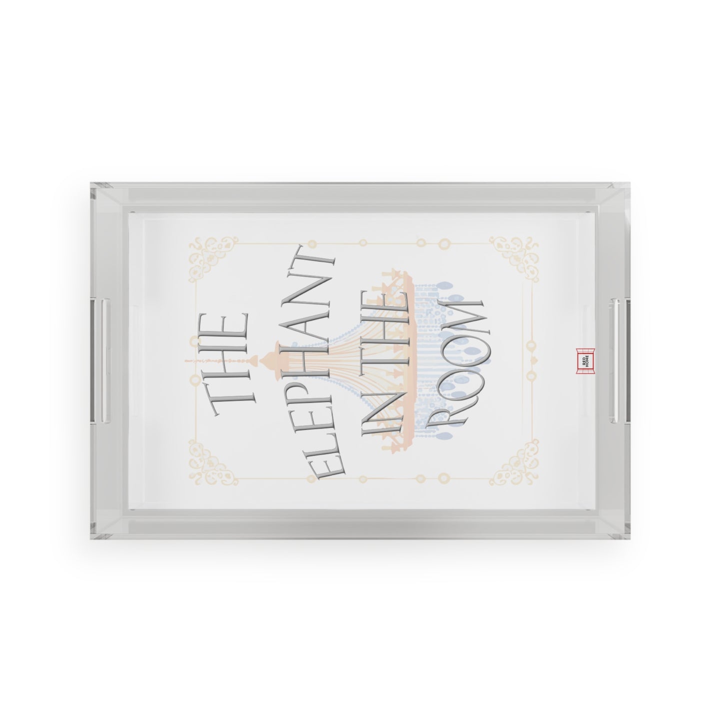 Elegant Acrylic Serving Tray - REDHOME