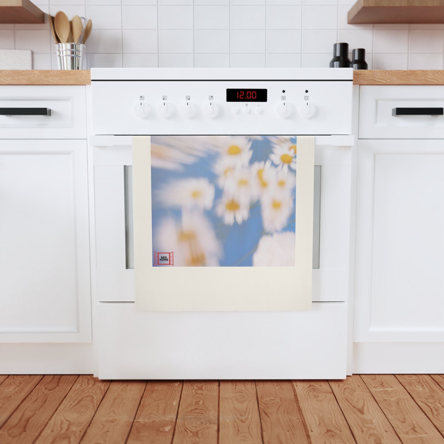 Floral Cotton Tea Towel - REDHOME