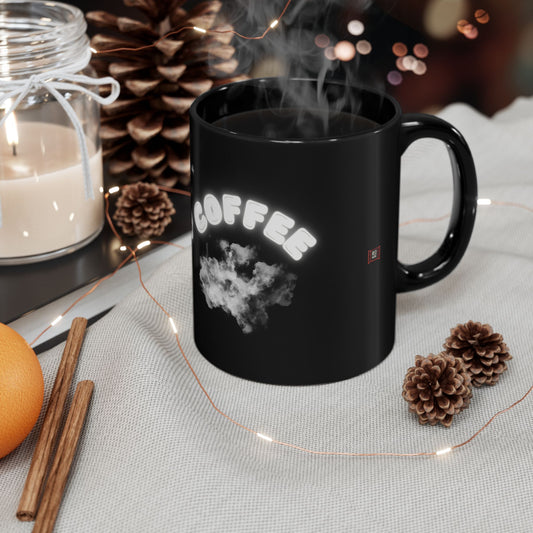 Oh My Coffee Black Mug -REDHOME