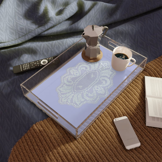Elegant Acrylic Serving Tray - REDHOME