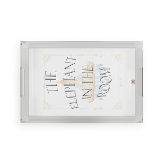 Elegant Acrylic Serving Tray - REDHOME