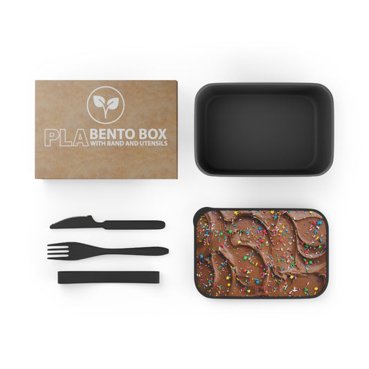 Chocolate Bento Box with Utensils - REDHOME