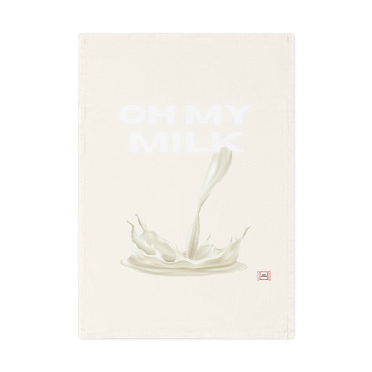 Milk Splash Cotton Tea Towel