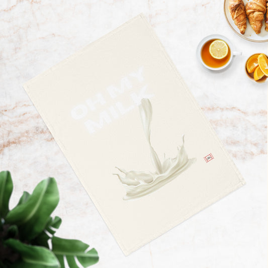 Milk Splash Cotton Tea Towel